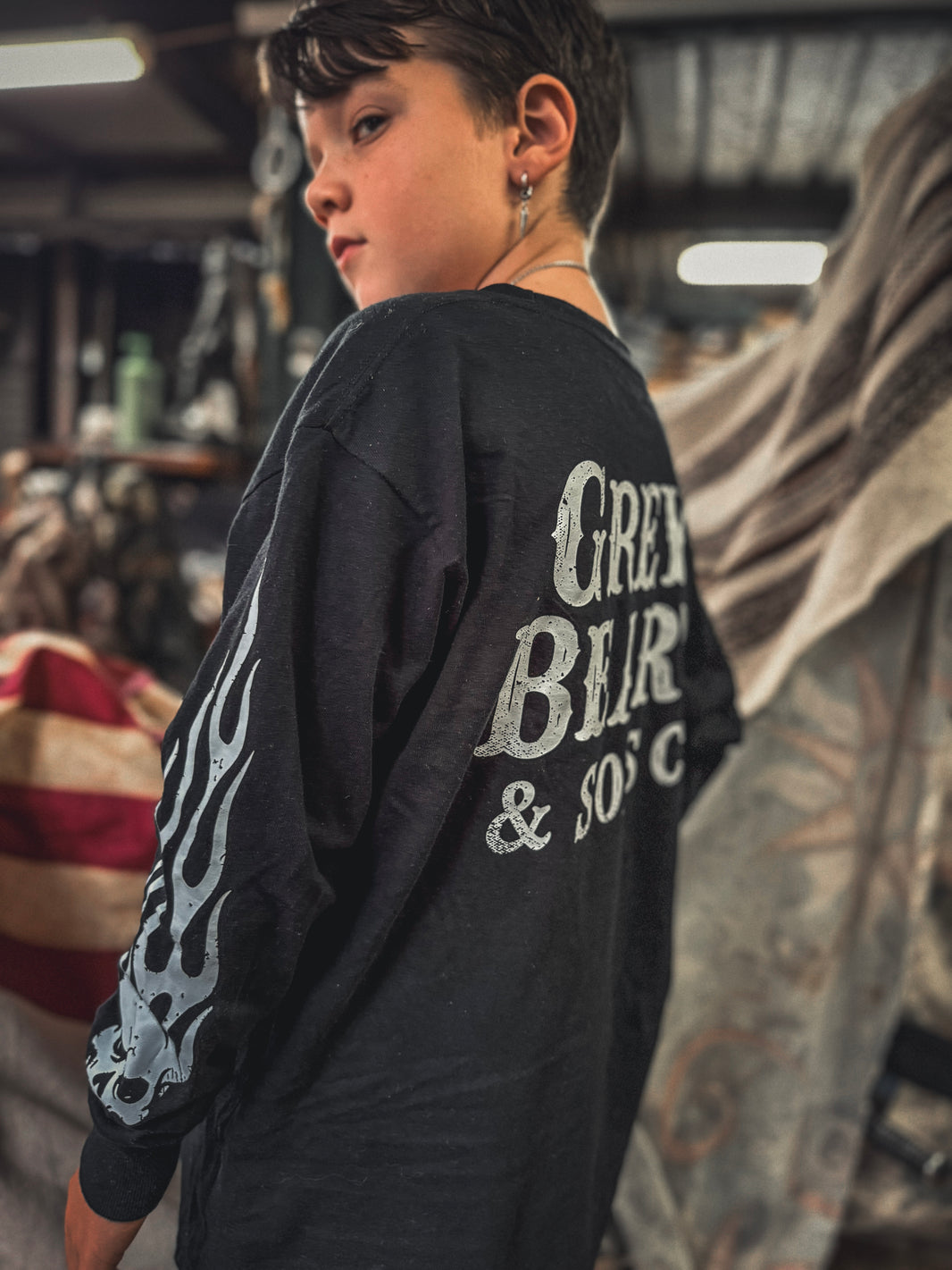 Kids Heritage Long Sleeve Tee | Greybeard & Sons | Unisex