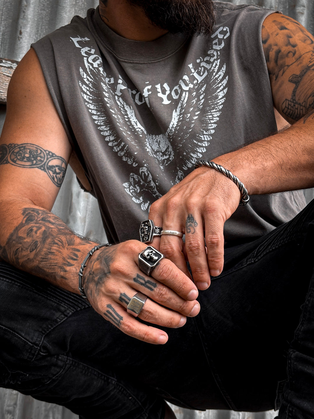 Wings Of Proof Tank | Greybeard & Sons | Mens