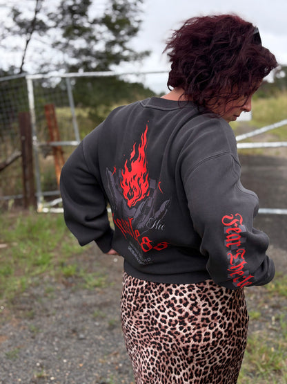 Fear The Fearless Ladies Crew Neck | Greybeard & Sons