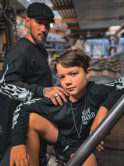 Kids Heritage Long Sleeve Tee | Greybeard & Sons | Unisex
