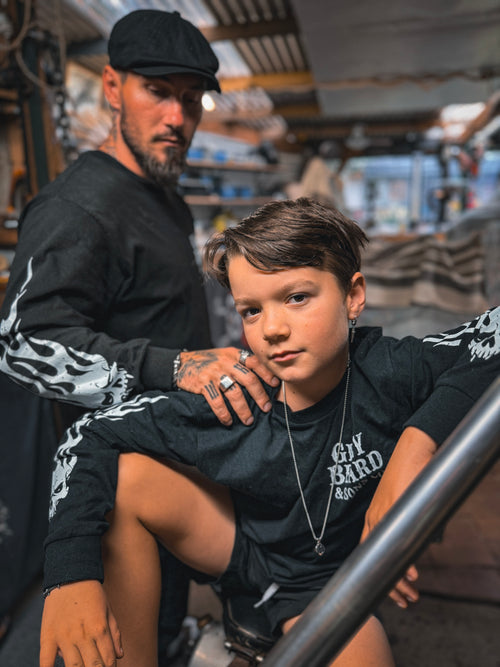 Kids Heritage Long Sleeve Tee | Greybeard & Sons | Unisex