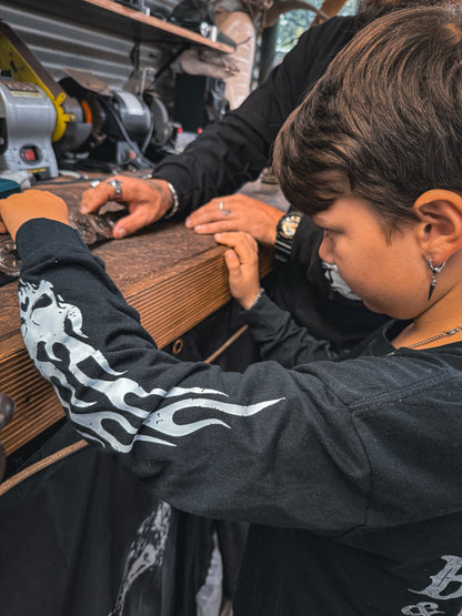 Kids Heritage Long Sleeve Tee | Greybeard & Sons | Unisex