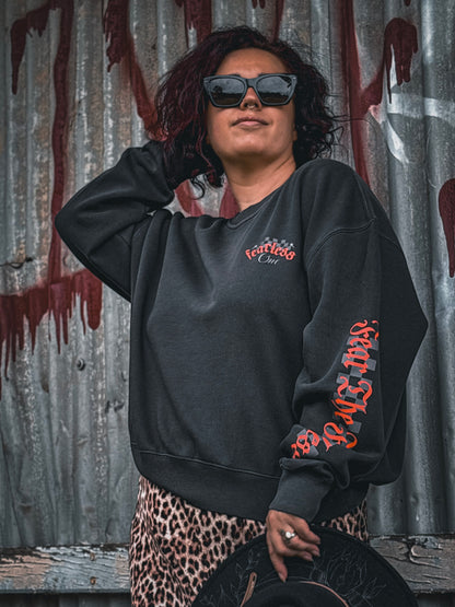 Fear The Fearless Ladies Crew Neck | Greybeard & Sons