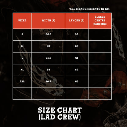 Fear The Fearless Ladies Crew Neck | Greybeard & Sons