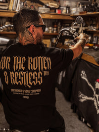 Rotten & Restless heavyweight tee by Greybeard & Sons