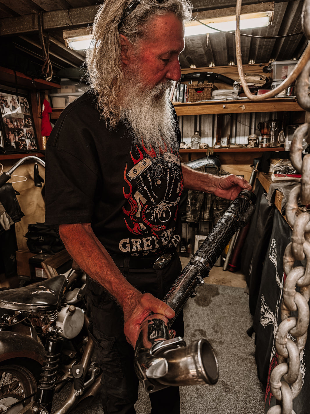 The Shovelhead Tee | Greybeard & Sons | Unisex