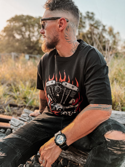 The Shovelhead Tee | Greybeard & Sons | Unisex