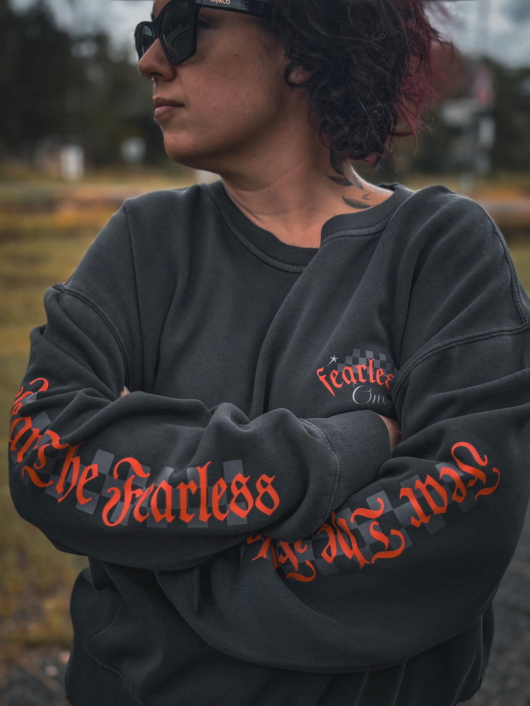 Fear The Fearless Ladies Crew Neck | Greybeard & Sons