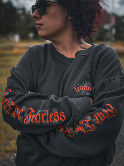 Fear The Fearless Ladies Crew Neck | Greybeard & Sons