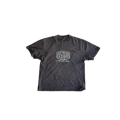 Forged tee flat lay | Greybeard & Sons Co.