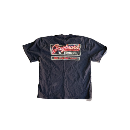 Hotel Nowhere tee flat lay | Greybeard & Sons Co.