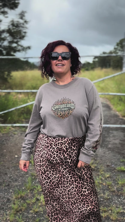 Ashborn Wild Ladies Faded LS Tee.| Greybeard & Sons