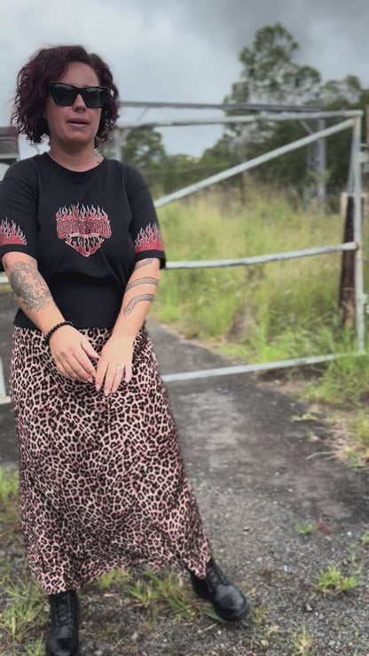 Hellbound Ladies Crop Tee | Greybeard & Sons