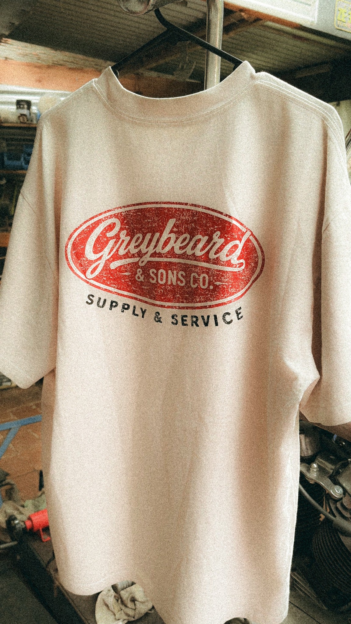 Supply Tee lifestyle photo | Greybeard & Sons
