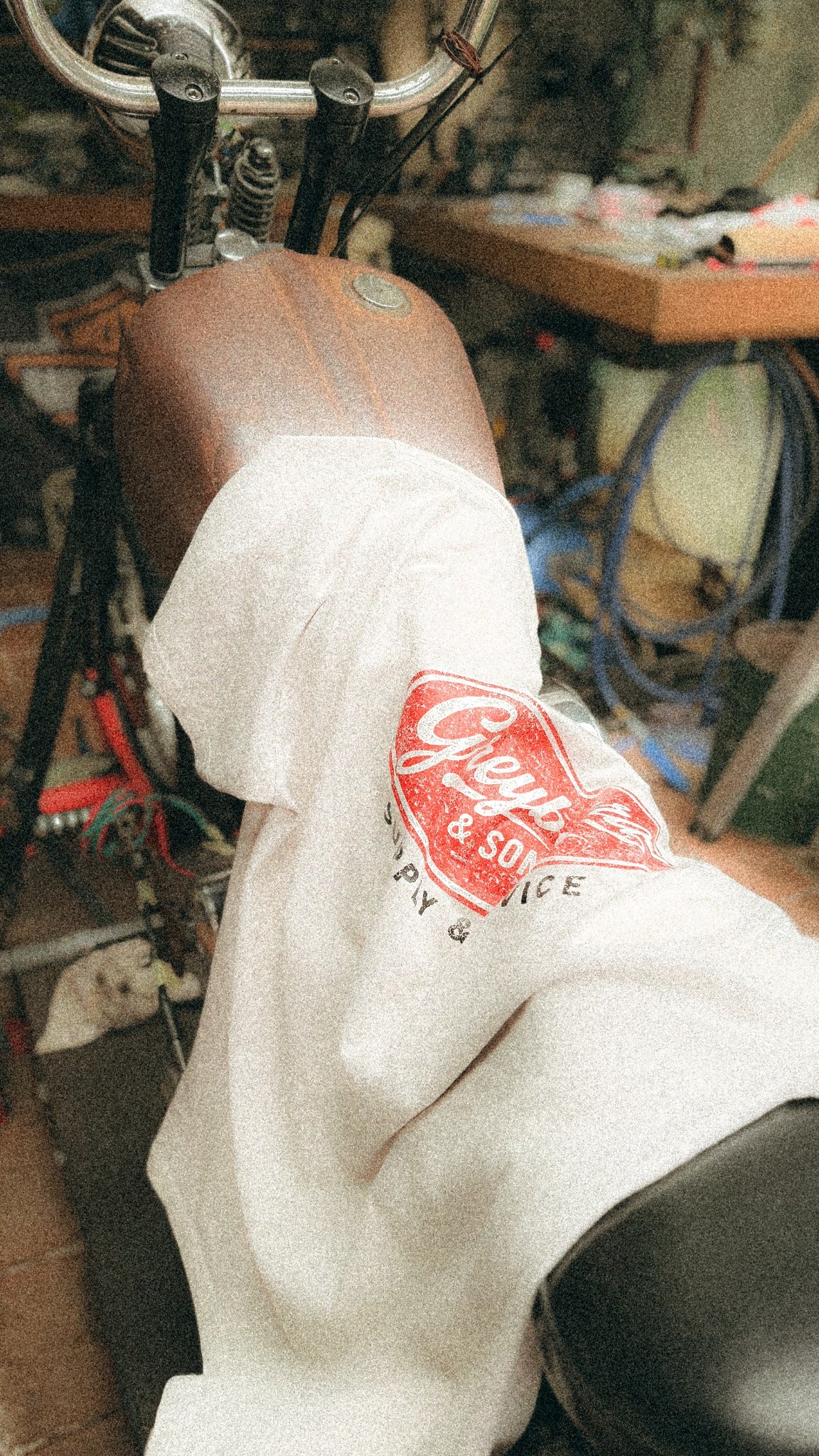 Supply Tee lifestyle photo | Greybeard & Sons