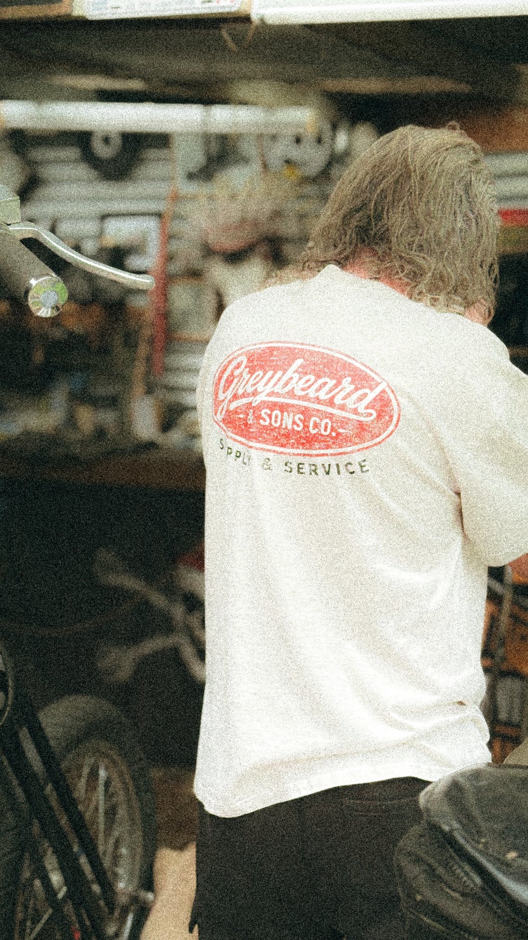 Supply Tee lifestyle photo | Greybeard & Sons